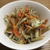 ゴボウとちくわのきんぴら