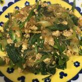 鶏そぼろと春雨の炒め煮