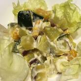 カボチャのシンプルサラダ