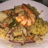 お家で簡単！フライパンで作るシーフードパエリア