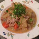 大根と豚肉のみそ煮込み