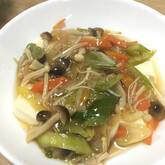 豆腐のたっぷり野菜あんかけ