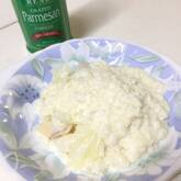 キャベツとベーコンのコーンリゾット