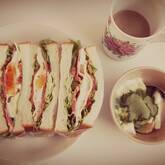 グリル野菜のBLTサンド