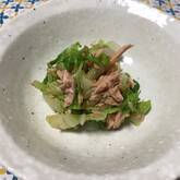 白菜大量消費！コクうま白菜とツナのゴマみそ和え