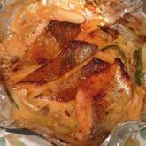 モヤシと鮭のホイル焼き