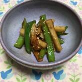 あともう一品に！ちくわとピーマンのきんぴら