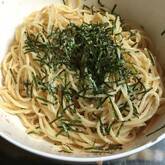 タラコのガーリックパスタ