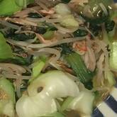 チンゲンサイの塩炒め