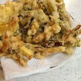 サツマイモのかき揚げ