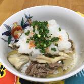 さっぱり！おろしポン酢牛丼
