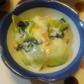子供にも人気！チンゲン菜のクリーム煮