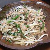 モヤシの肉みそ炒め