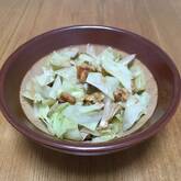 キャベツのクルミみそ和え