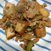 豚肉と白ネギの甘辛炒め煮