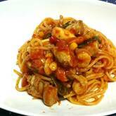 冷凍シーフードミックスで！ワンパン本格ペスカトーレ