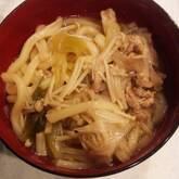 ポークネギうどん