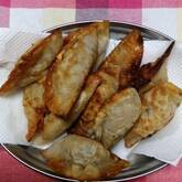 ツナと大葉の揚げ焼き餃子