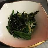 簡単常備菜！水菜のナムル にんにくの香りが食欲そそる