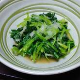 ミツバと菊菜のおろし和え