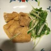 小松菜と揚げのサッと煮