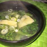 菊菜のみそ汁