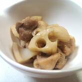 鶏肉とレンコンのオイスターソース煮