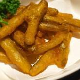 ゴボウの甘辛スティック