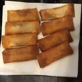 残り物カレーのモヤシ春巻き