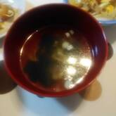 シメジとハムのスープ