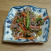 豚と野菜のショウガ炒め