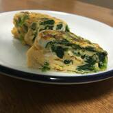 ホウレン草入りだし巻き卵