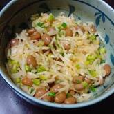 切干し大根と納豆のピリ辛和え