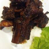 スペアリブのママレード煮