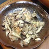キノコと豆腐のチャンプルー