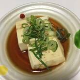 ピリ辛蒸し豆腐