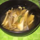 キノコのみそ汁