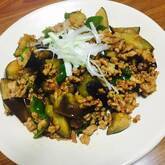 ナスの中華みそ炒め