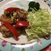 豚肉のオーロラソース和え