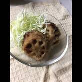 簡単ジューシー！レンコンの挽肉はさみ揚げ