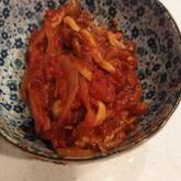 ジューシー！キノコのトマト煮込みハンバーグ