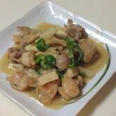 エリンギと鶏肉のみそ炒め