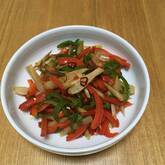 ピーマンとゴボウのきんぴら