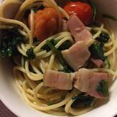 ホウレン草のパスタ