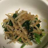 モヤシとホウレン草のおひたし