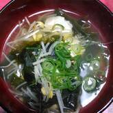 豆モヤシのスープ