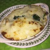 熱々マカロニチキングラタン