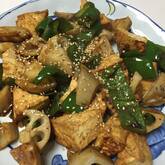 レンコンの甜麺醤炒め