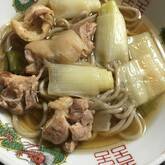 鶏肉とゴボウのあったかつけそば
