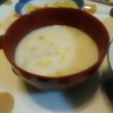 具だくさんのミルクスープ